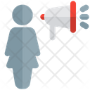 پیش‌نمایش فایل megaphone-4282527 از پک کاراکتر تمام‌قد زن