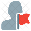 پیش‌نمایش فایل user-flag-4313427 از پک مرد با ظاهر طبیعی