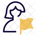 پیش‌نمایش فایل user-flag-4339680 از پک زن با ظاهر طبیعی