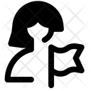پیش‌نمایش فایل user-flag-4338803 از پک زن با ظاهر طبیعی