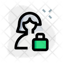 پیش‌نمایش فایل user-lock-4339480 از پک زن با ظاهر طبیعی