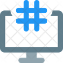 پیش‌نمایش فایل computer-hashtag-4431485 از پک توسعه وب