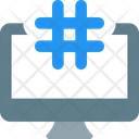 پیش‌نمایش فایل computer-hashtag-4431506 از پک توسعه وب