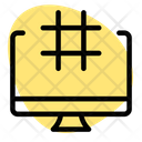 پیش‌نمایش فایل computer-hashtag-4431806 از پک توسعه وب