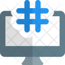 پیش‌نمایش فایل computer-hashtag-4431907 از پک توسعه وب
