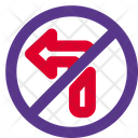 پیش‌نمایش فایل no-turn-left-4523933 از پک ترافیک