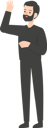 پیش‌نمایش فایل man-waiving-hand-5418042 از پک مرد