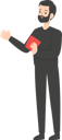 پیش‌نمایش فایل man-with-red-card-5413381 از پک مرد