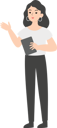 پیش‌نمایش فایل business-woman-holding-book-5567376 از پک مدیر زن