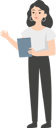 پیش‌نمایش فایل business-woman-holding-book-5567389 از پک مدیر زن