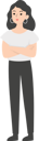 پیش‌نمایش فایل business-woman-standing-with-folded-hands-5567384 از پک مدیر زن