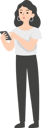 پیش‌نمایش فایل female-manager-chatting-on-phone-5567418 از پک مدیر زن