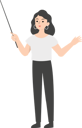 پیش‌نمایش فایل female-manager-holding-stick-5567386 از پک مدیر زن