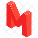پیش‌نمایش فایل m-letter-4786388 از پک حروف و اعداد