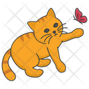 پیش‌نمایش فایل cat-playing-butterfly-5663536 از پک فعالیت‌ها گربه