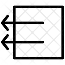 پیش‌نمایش فایل arrow-outside از پک پیکان