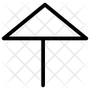 پیش‌نمایش فایل triangle-up-arrow از پک پیکان