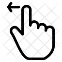 پیش‌نمایش فایل drag-left از پک حرکات لمسی