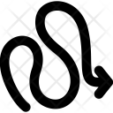 پیش‌نمایش فایل arrow-squiggly-1 از پک نمایش پیکان