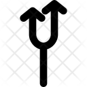 پیش‌نمایش فایل fork-arrow از پک نمایش پیکان