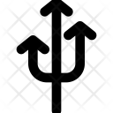 پیش‌نمایش فایل three-arrow-fork-1 از پک نمایش پیکان