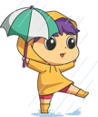 پیش‌نمایش فایل boy-enjoy-rain-by-getting-wet-5863652 از پک پسر در حال انجام فعالیت‌ها