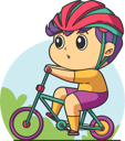 پیش‌نمایش فایل boy-riding-bicycle-while-wearing-helmet-5863647 از پک پسر در حال انجام فعالیت‌ها