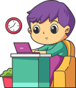 پیش‌نمایش فایل boy-working-on-laptop-while-sitting-at-home-5863644 از پک پسر در حال انجام فعالیت‌ها