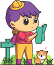 پیش‌نمایش فایل cute-boy-looking-in-map-for-direction-5863645 از پک پسر در حال انجام فعالیت‌ها