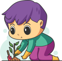 پیش‌نمایش فایل cute-boy-planting-a-tree-sapling-5863651 از پک پسر در حال انجام فعالیت‌ها