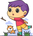 پیش‌نمایش فایل little-boy-playing-with-pet-dog-5863654 از پک پسر در حال انجام فعالیت‌ها