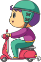 پیش‌نمایش فایل riding-scooter-vespa-5863641 از پک پسر در حال انجام فعالیت‌ها