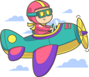 پیش‌نمایش فایل boy-flying-plane-in-the-sky-5863659 از پک فعالیت کودکان