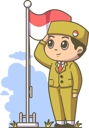 پیش‌نمایش فایل boy-giving-salute-during-indonesian-independence-day-5863657 از پک فعالیت کودکان