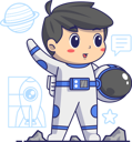 پیش‌نمایش فایل cute-boy-astronaut-6129597 از پک فضانوردان ناز