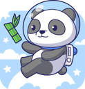 پیش‌نمایش فایل panda-astronaut-6129600 از پک فضانوردان ناز