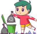 پیش‌نمایش فایل throw-garbage-6129594 از پک فعالیت پسر