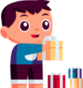 پیش‌نمایش فایل boy-holding-gift-7210763 از پک کودکان سال نو و زمستان