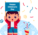 پیش‌نمایش فایل happy-childrens-day-7210770 از پک کودکان سال نو و زمستان