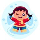پیش‌نمایش فایل little-girl-enjoying-in-winter-7210826 از پک کودکان سال نو و زمستان