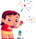 پیش‌نمایش فایل playing-firework-7210766 از پک کودکان سال نو و زمستان
