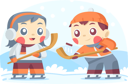 پیش‌نمایش فایل childs-playing-ice-hockey-in-winter-7210862 از پک جشن سال نو