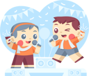 پیش‌نمایش فایل karaoke-at-party-7210857 از پک جشن سال نو
