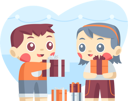 پیش‌نمایش فایل little-boy-and-girl-exchanging-new-year-gift-7210855 از پک جشن سال نو