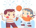 پیش‌نمایش فایل little-kids-celebrating-new-year-party-7210853 از پک جشن سال نو