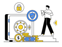 پیش‌نمایش فایل secure-investment-in-vault-4344493 از پک مالی و سرمایه گذاری