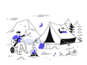 پیش‌نمایش فایل man-doing-camping-4375079 از پک سفر