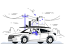 پیش‌نمایش فایل tourist-travelling-in-car-4375074 از پک سفر