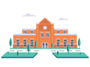 پیش‌نمایش فایل university-building-4415794 از پک آموزش آنلاین