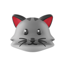 پیش‌نمایش فایل cat-6129378 از پک ایموجی حیوانات